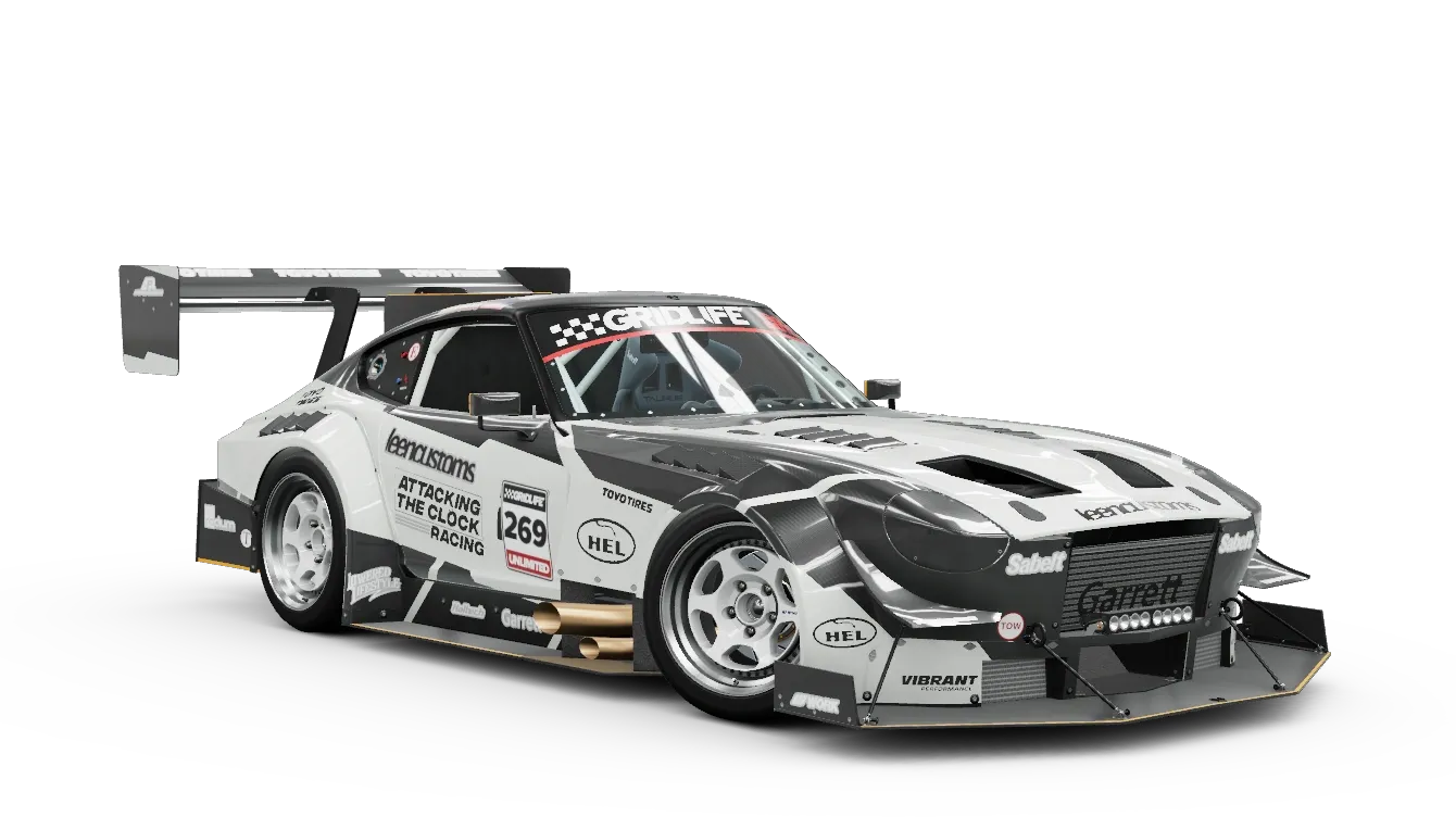 1972 Datsun 269 Attacking the Clock Racing 240Z 'All Carbon Hillclimb Beast'